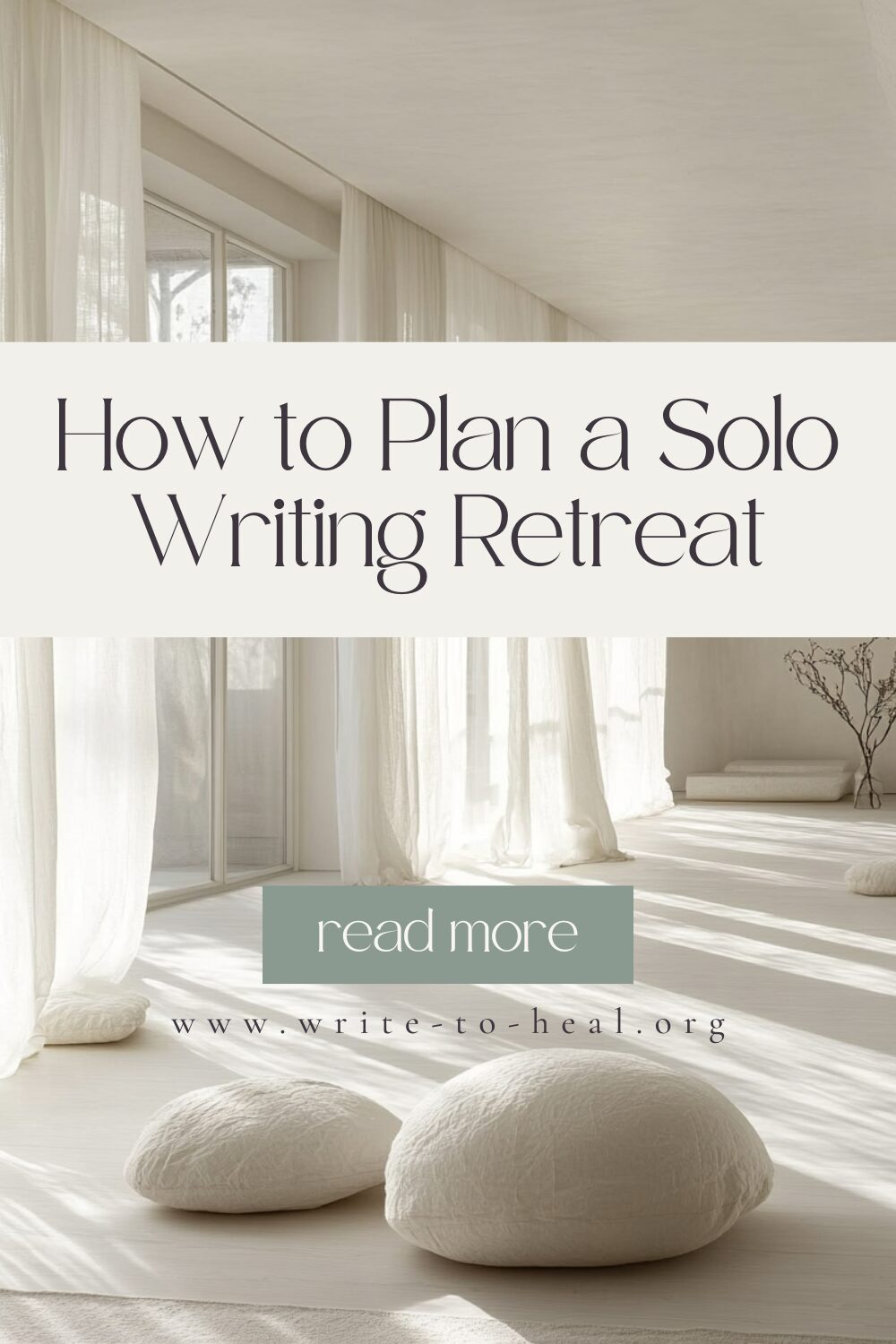 How to plan a solo 4 day writing retreat